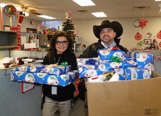 Christmas family delivery